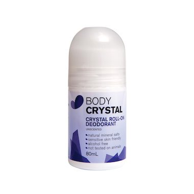 BODY CRYSTAL Fragrance Free Roll-On 80mL - Go Vita Burwood