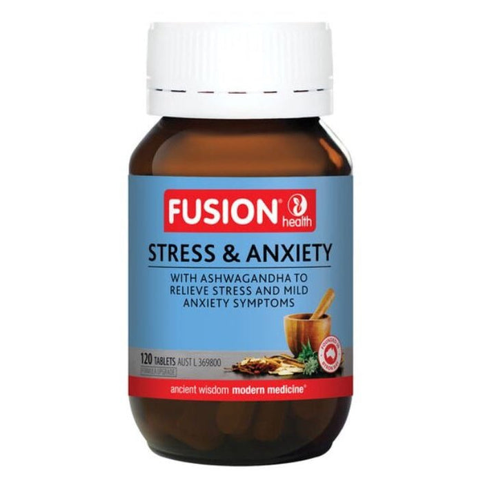 FUSION HEALTH Stress and Anxiety Vitamins FUSION HEALTH 120 caps 