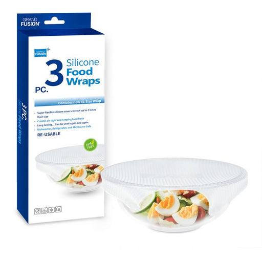 GRAND FUSION 3 Silicon Food Wraps XL - Go Vita Burwood