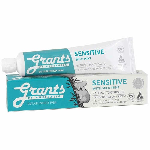 GRANTS OF AUSTRALIA Sensitive Toothpaste 100g - Go Vita Burwood