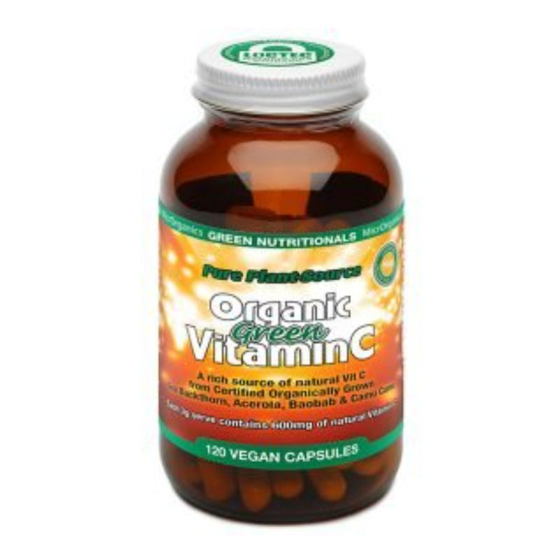 GREEN NUTRITIONALS Pure Plant-Source ORGANIC Green VITAMIN C - Go Vita Burwood