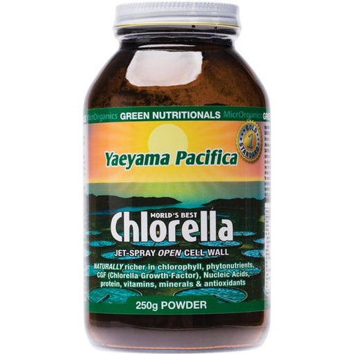 GREEN NUTRITIONALS Yaeyama Pacifica Chlorella 250gm - Go Vita Burwood