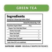 ORGANIC INDIA Tulsi Tea Green Classic 25 TB - Go Vita Burwood