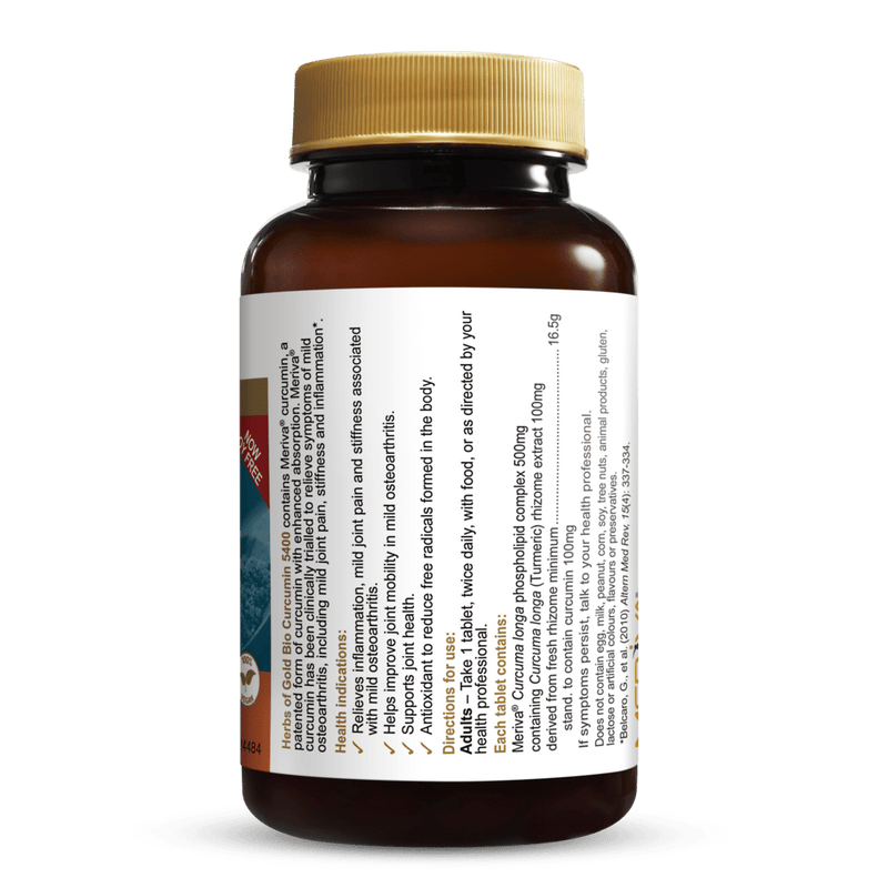 HERBS OF GOLD Bio Curcumin 5400 - Go Vita Burwood