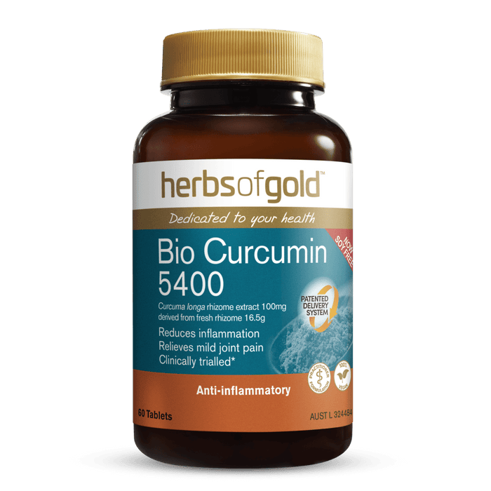 HERBS OF GOLD Bio Curcumin 5400 - Go Vita Burwood