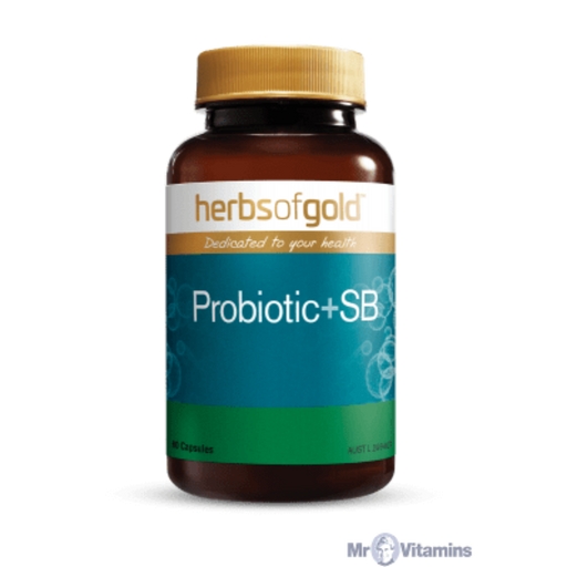 HERBS OF GOLD Probiotic + SB 60 Caps - Go Vita Burwood