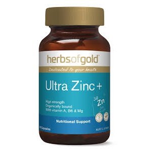 HERBS OF GOLD Ultra Zinc+ 60 Caps - Go Vita Burwood