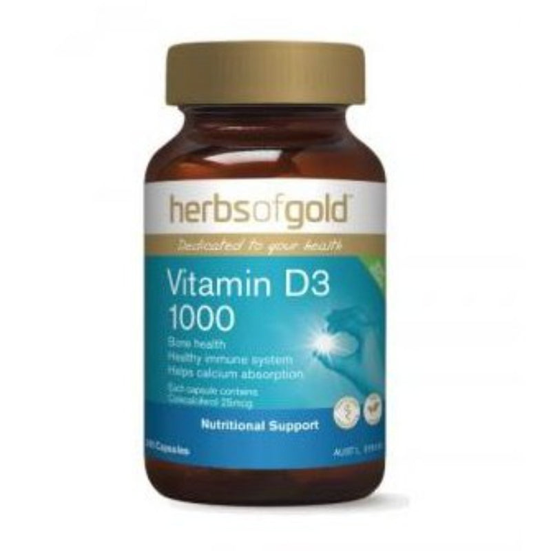 HERBS OF GOLD Vitamin D3 1000 - Go Vita Burwood