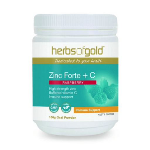 HERBS OF GOLD Zinc Forte+ C 100g - Go Vita Burwood