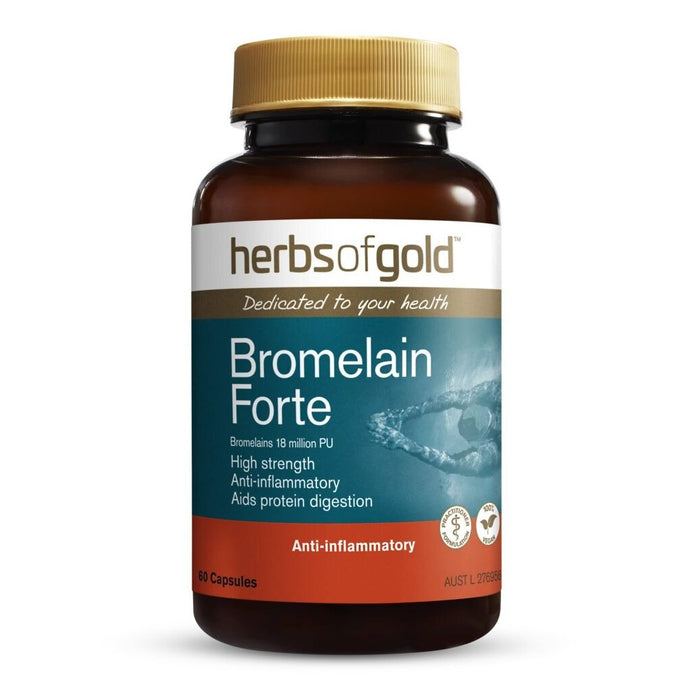 HERBS OF GOLD Bromelain Forte 60t - Go Vita Burwood