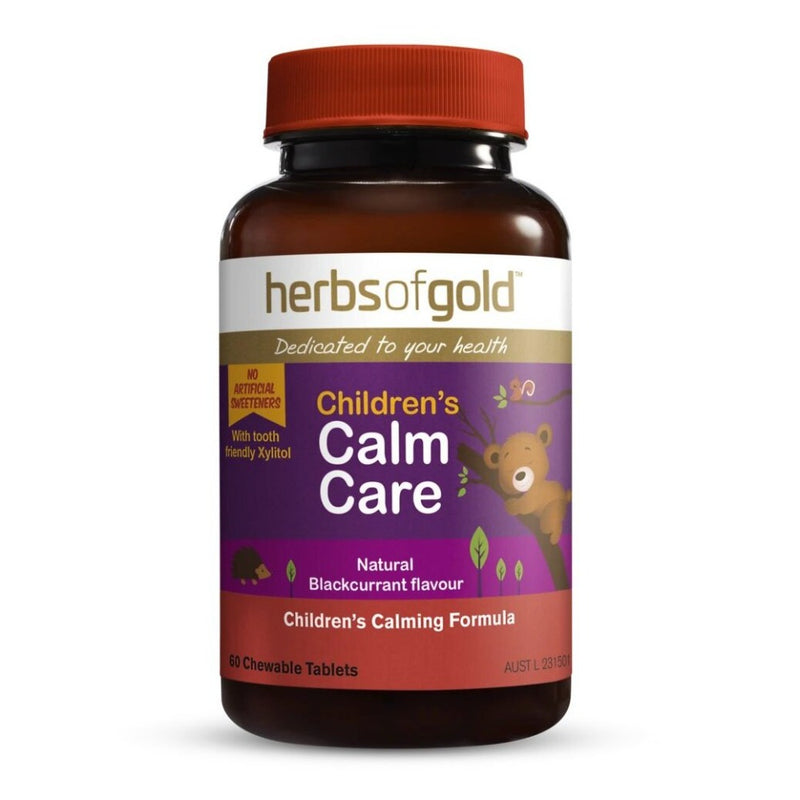 HERBS OF GOLD CHILDREN'S CALM CARE 60 - Go Vita Burwood