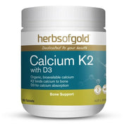 HERBS OF GOLDCalcium K2 D3 180t - Go Vita Burwood