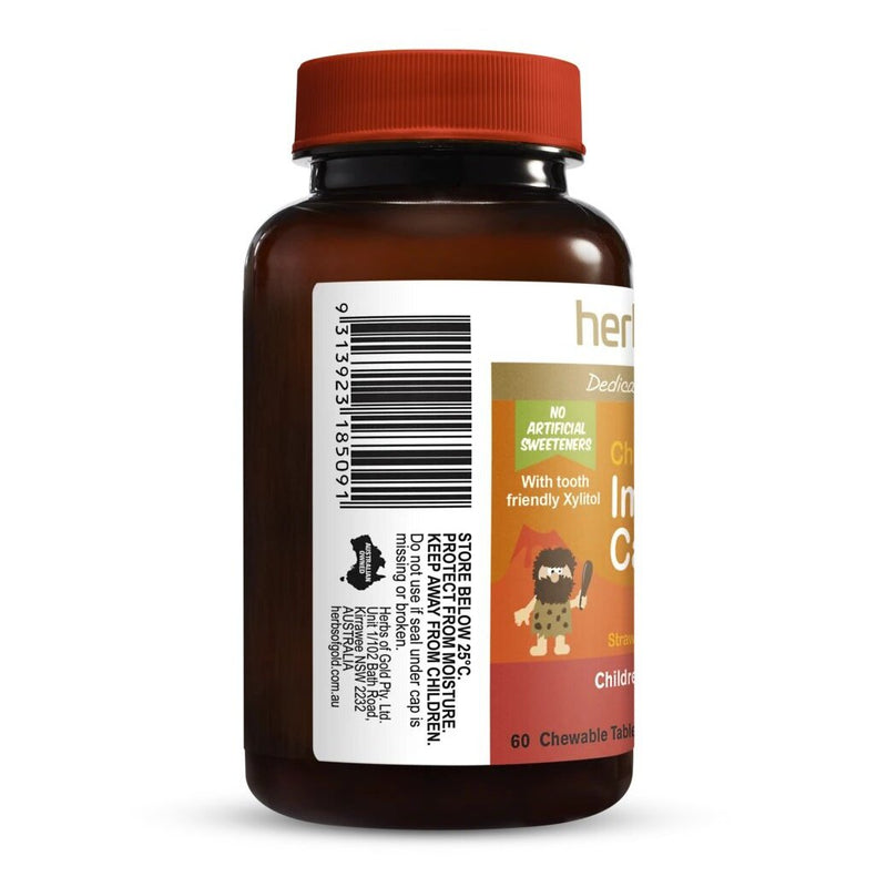 HERBS OF GOLD Children's Immune Care 60t - Go Vita Burwood