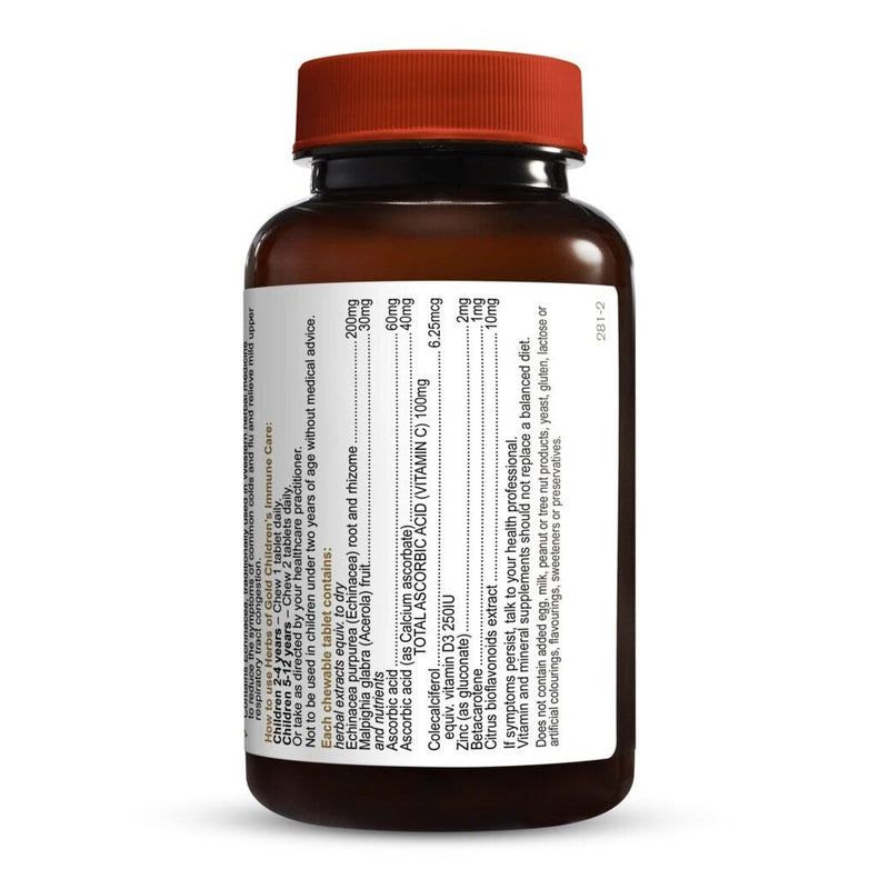 HERBS OF GOLD Children's Immune Care 60t - Go Vita Burwood
