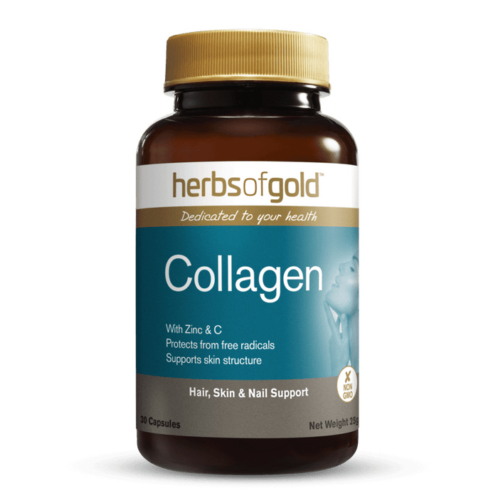 HERBS OF GOLD Collagen 30 Caps - Go Vita Burwood