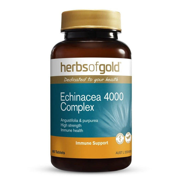 HERBS OF GOLD Echinacea 4000 Complex - Go Vita Burwood