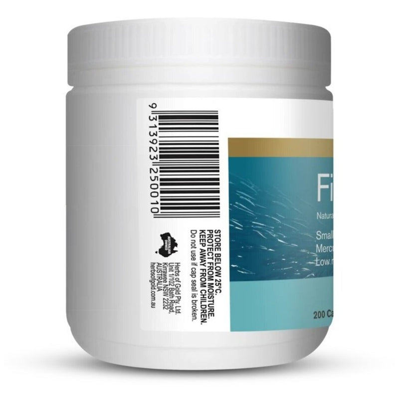 HERBS OF GOLD Fish Oil 1000 200c - Go Vita Burwood