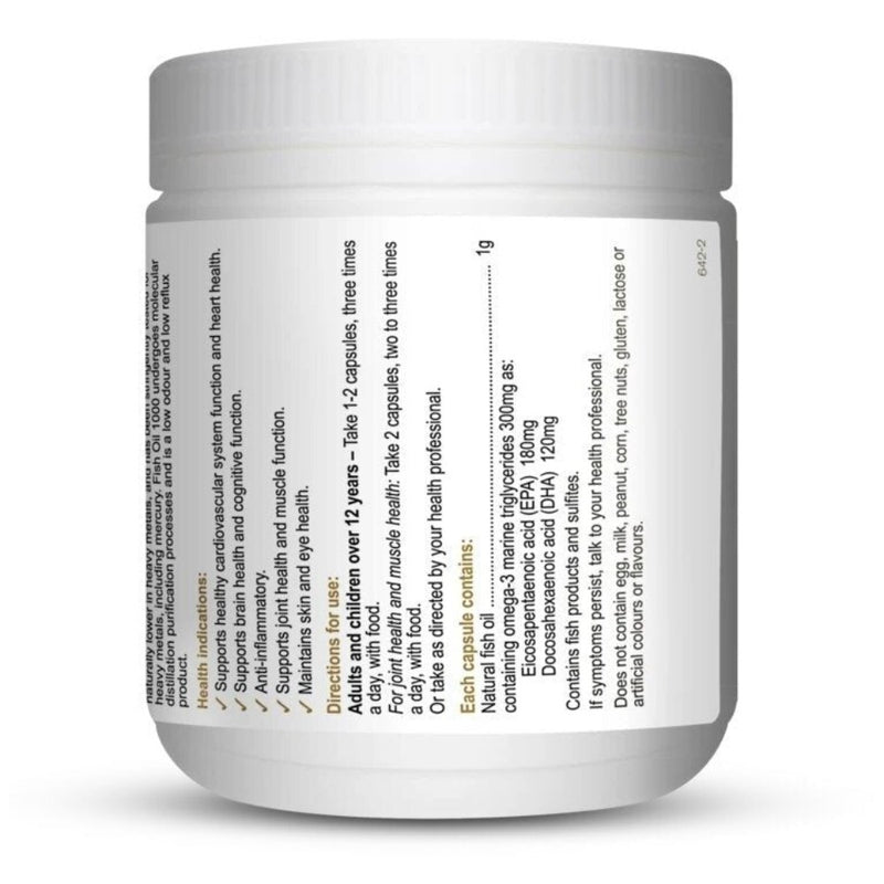 HERBS OF GOLD Fish Oil 1000 200c - Go Vita Burwood