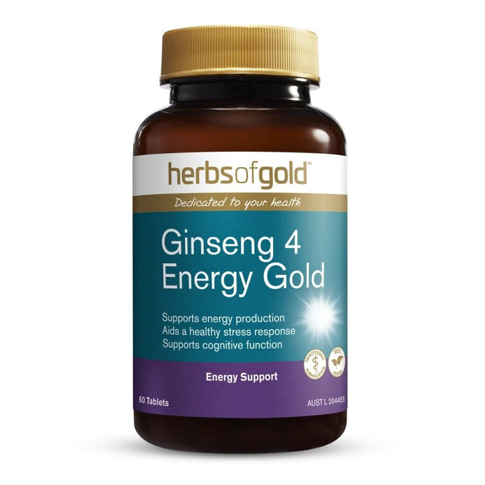 HERBS OF GOLD Ginseng 4 Energy - Go Vita Burwood