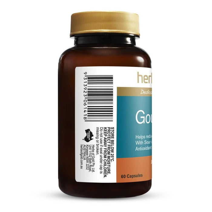 HERBS OF GOLD Gout Relief 60v/c - Go Vita Burwood