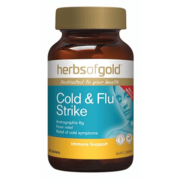 HERBS OF GOLD Cold & Flu 60Tab - Go Vita Burwood