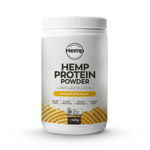 HEMP FOODS AUST Hemp Protein Unflavoured 420G - Go Vita Burwood