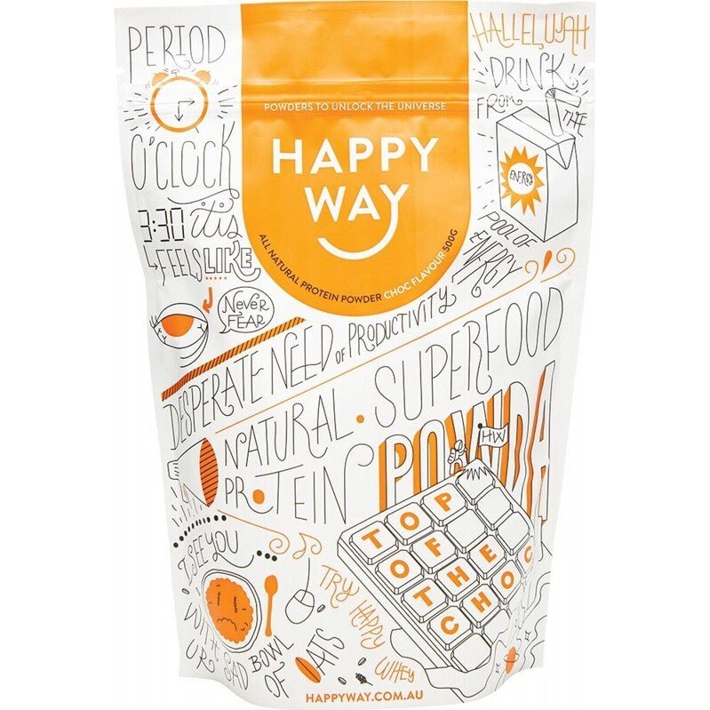 Happy Way Whey Protein Powder Chocolate 500g