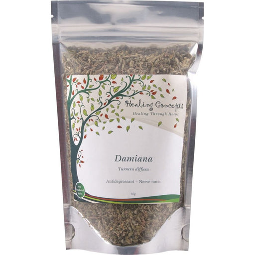 HEALING CONCEPTS Damiana Tea 50g - Go Vita Burwood