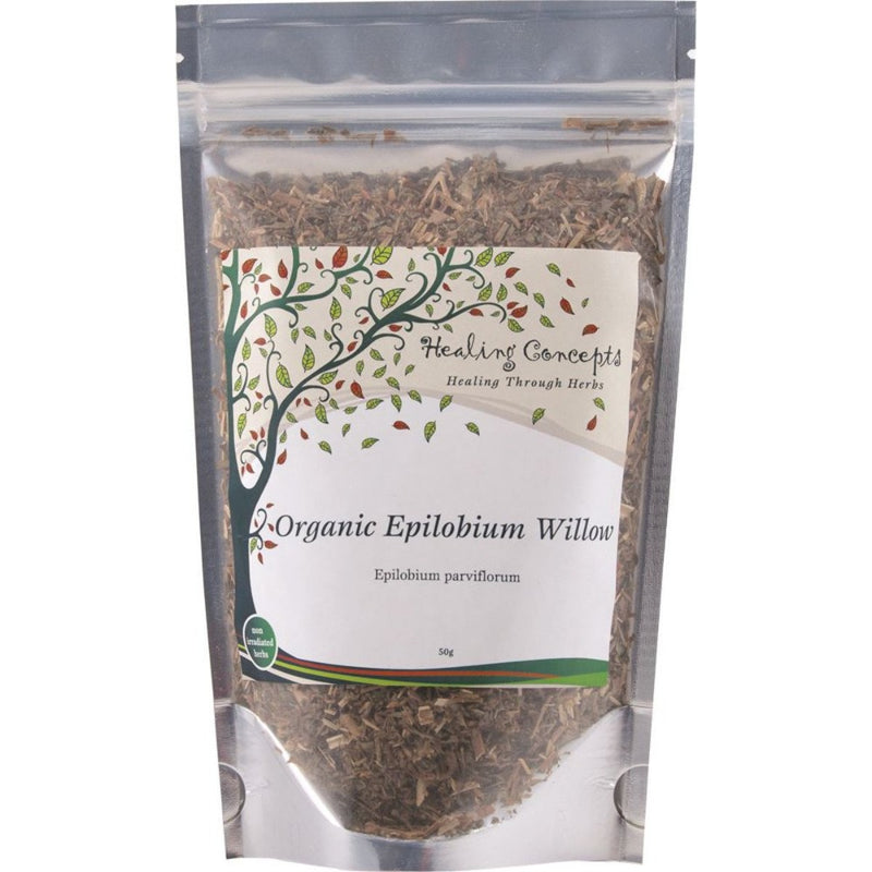 HEALING CONCEPTS Organic Epilobium Willow Tea 50g - Go Vita Burwood