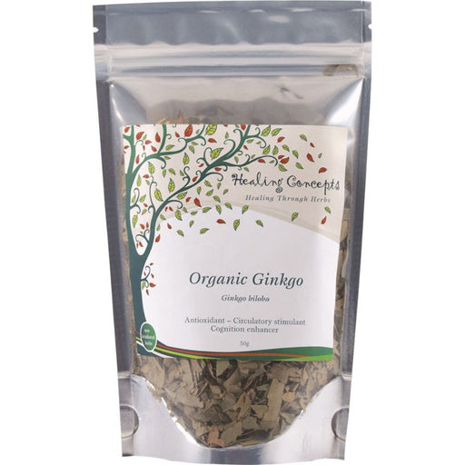 HEALING CONCEPTS Organic Ginkgo Tea 50g - Go Vita Burwood