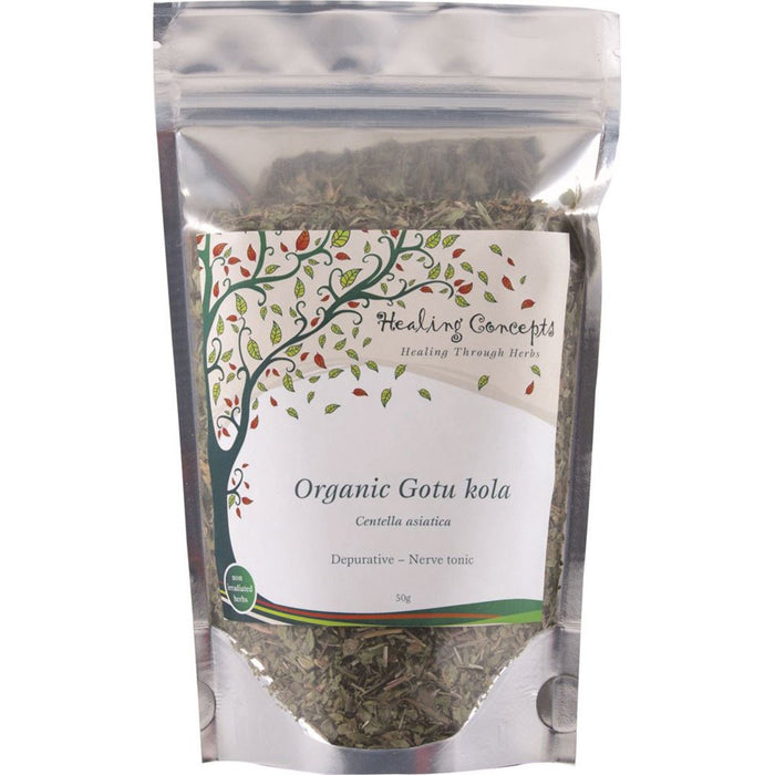HEALING CONCEPTS Organic Gotu Kola Tea 50g - Go Vita Burwood