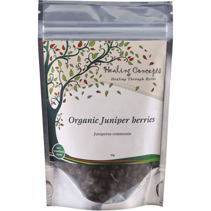 HEALING CONCEPTS Organic Juniper Berries Tea 50g - Go Vita Burwood