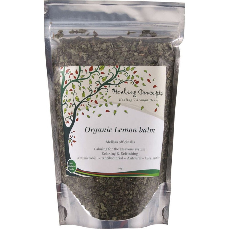 HEALING CONCEPTS Organic Lemon Balm Tea 40g - Go Vita Burwood