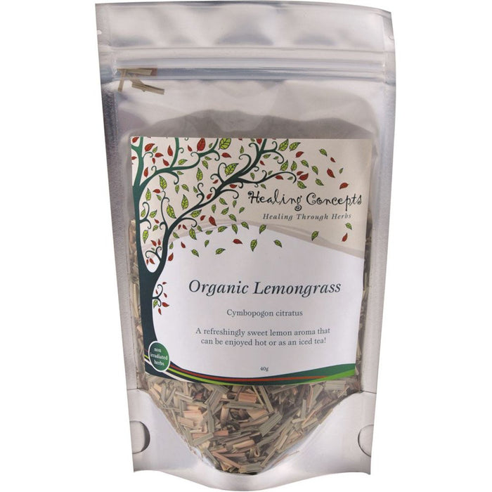 HEALING CONCEPTS Organic Lemongrass Tea 40g - Go Vita Burwood