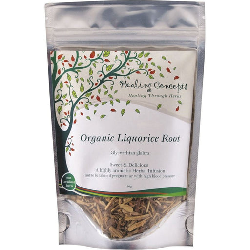 HEALING CONCEPTS Organic Liquorice Root Tea 50g - Go Vita Burwood