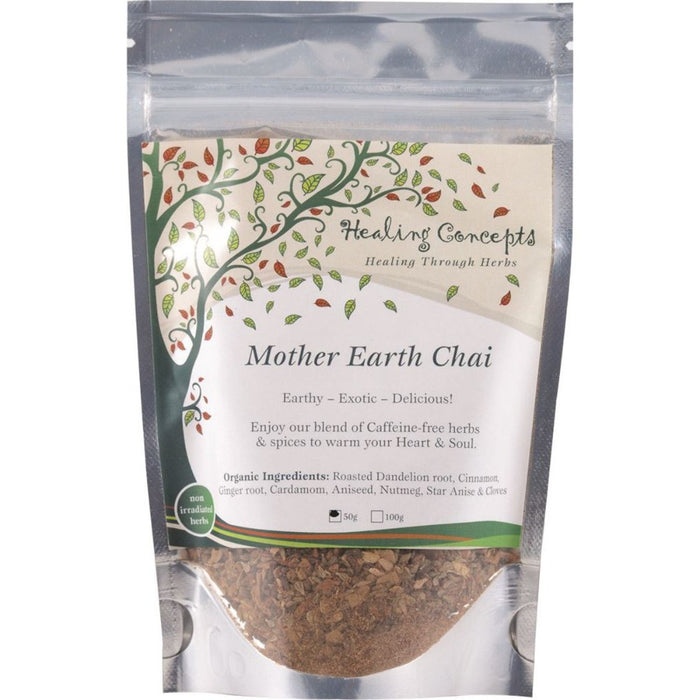 HEALING CONCEPTSOrganic Mother Earth Chai Tea 50g - Go Vita Burwood
