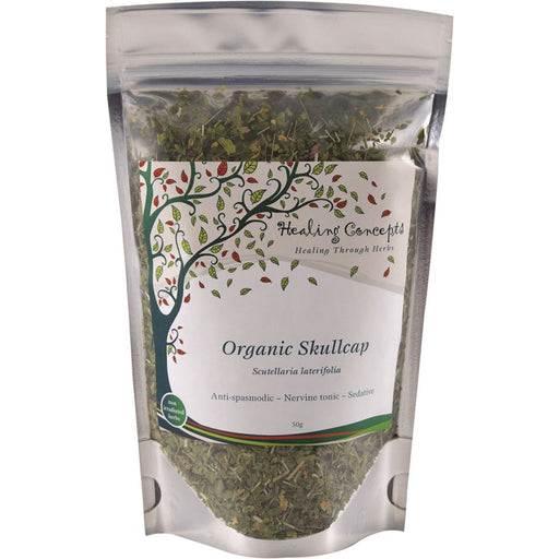 HEALING CONCEPTS Organic Skullcap Tea 50g - Go Vita Burwood