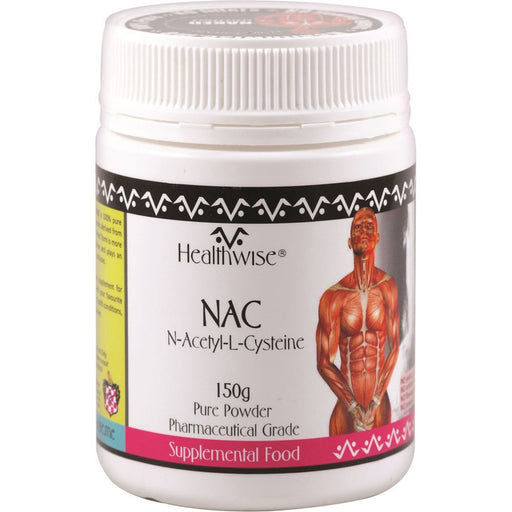 HEALTHWISE NAC (N-Acetyl-L-Cysteine) 150g Powder - Go Vita Burwood