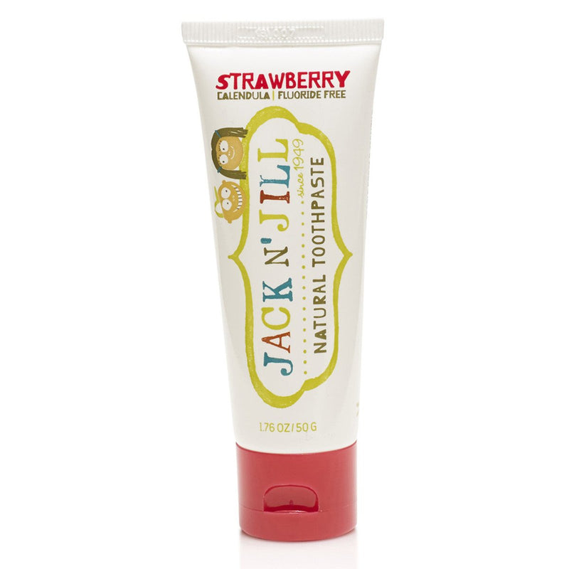 JACK N' JILL Natural Toothpaste with Calendula (Fluoride Free) Blackcurrant 50g - Go Vita Burwood