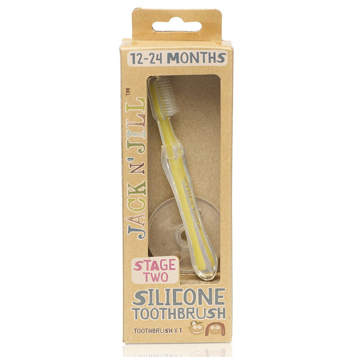 JACK N' JILL Silicone Toothbrush Stage Two (1-2 years) - Go Vita Burwood