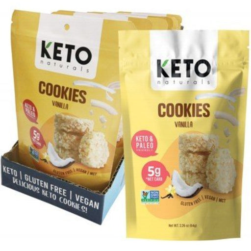KETO NATURALS Cookies 8x64g - Go Vita Burwood