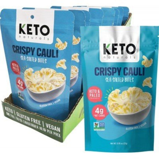 KETO NATURALS Crispy Cauli Bites 8x27g - Go Vita Burwood