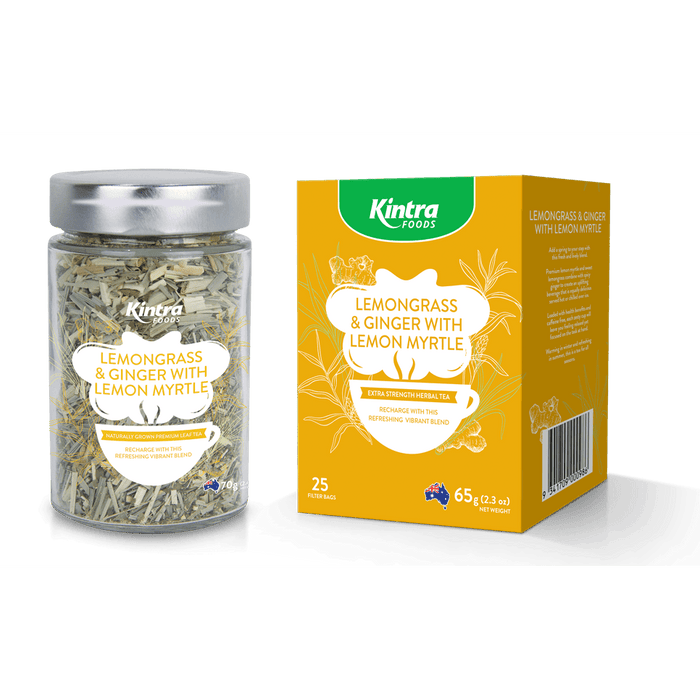 KINTRA FOODS Ll Lemgrs Gin Lem Myrtle 70G - Go Vita Burwood