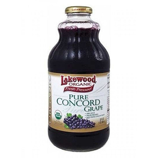 LAKEWOOD Organic PURE Concord Grape 946ml - Go Vita Burwood