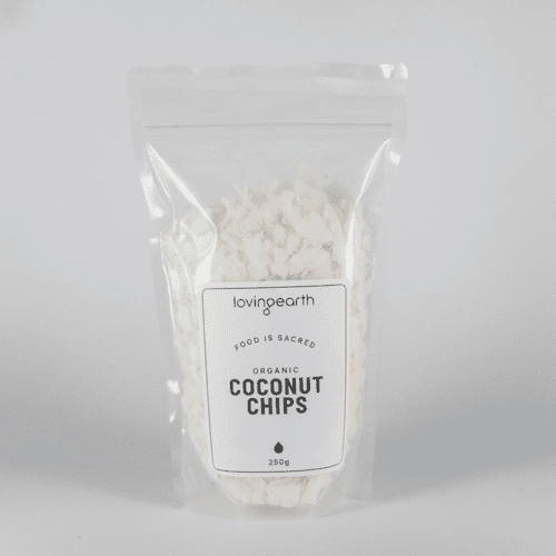 LOVING EARTH Coconut Chips 250g - Go Vita Burwood