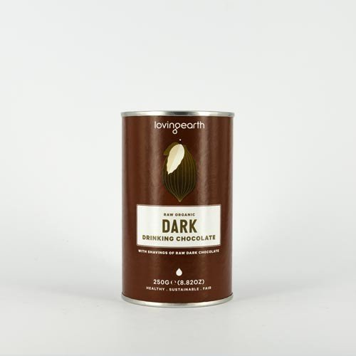 LOVING EARTH Dark Drinking Chocolate 250g - Go Vita Burwood