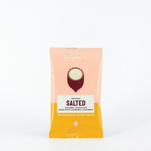 LOVING EARTH Salted Caramel Chocolate 30g - Go Vita Burwood