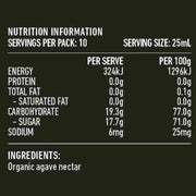 LOTUS Agave Dark Organic 250mL - Go Vita Burwood