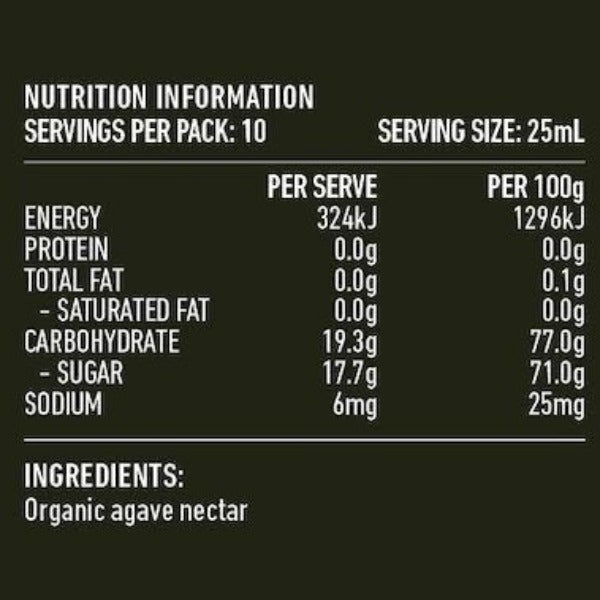 LOTUS Agave Dark Organic 250mL - Go Vita Burwood