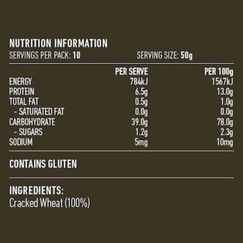 LOTUS Bourghal Coarse 500g - Go Vita Burwood
